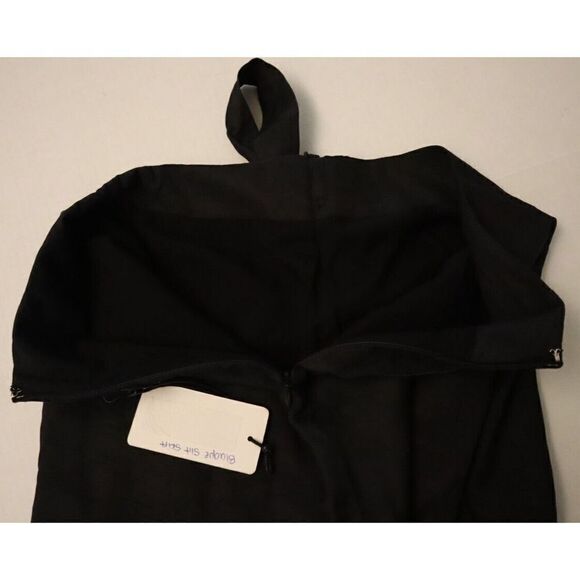 Revolve Line and Dot Women's Sz XS Black Front Slit Sample Skirt w/Side Zipper - Picture 9 of 13